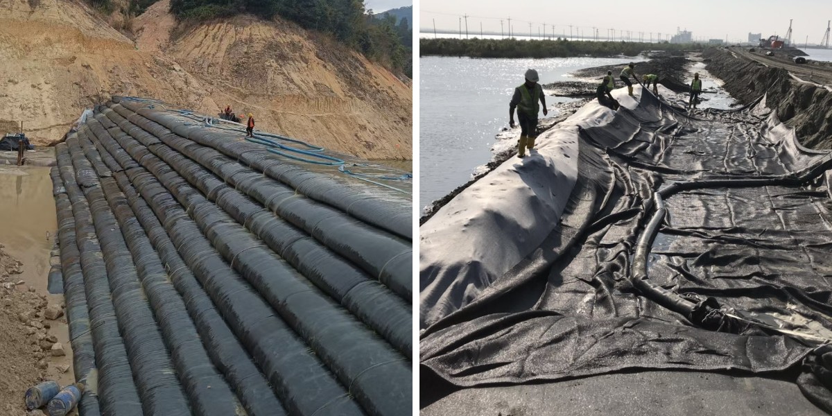 Peran Tabung Geotekstil dalam Pertahanan Banjir dan Tanggul Peran Tabung Geotekstil dalam Pertahanan Banjir dan Tanggul