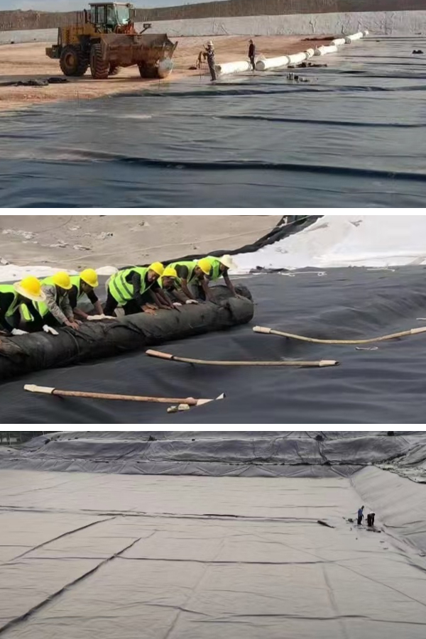 Schutz der Wasserressourcen: Geokunststoffdichtungsbahnen für Trinkwasserreservoirs und Bewässerungskanäle Schutz der Wasserressourcen: Geokunststoffdichtungsbahnen für Trinkwasserreservoirs und Bewässerungskanäle