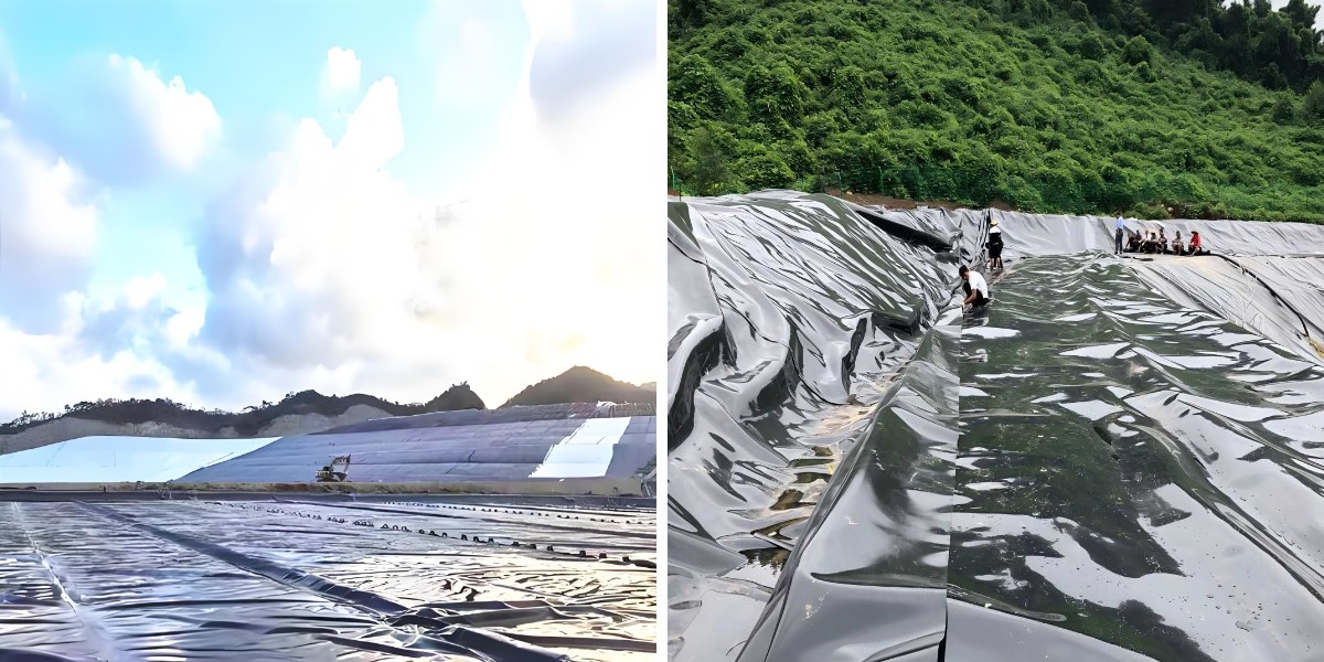 فوائد استخدام نسيج غشاء البولي إيثيلين عالي الكثافة (HDPE) في مشاريع مكبات النفايات: لماذا يُعد الخيار الأمثل؟ فوائد استخدام نسيج غشاء البولي إيثيلين عالي الكثافة (HDPE) في مشاريع مكبات النفايات: لماذا يُعد الخيار الأمثل؟