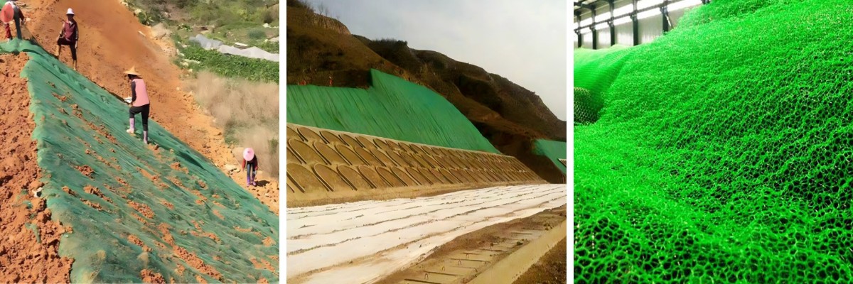 Caractéristiques clés à évaluer lors du choix d'un filet de végétation 3D (taille des ouvertures, épaisseur, résistance)