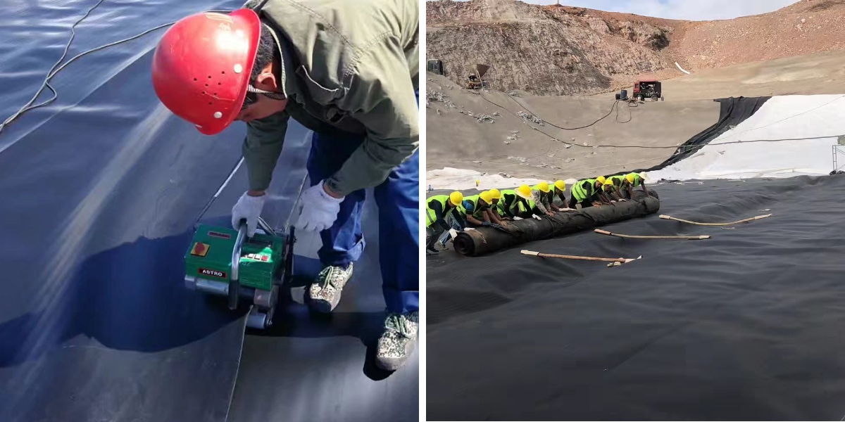 Géomembrane pour décharges : caractéristiques clés pour garantir la prévention des fuites