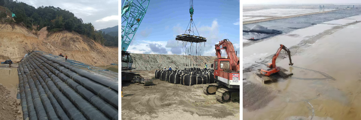 Геотекстильные дренажные трубы