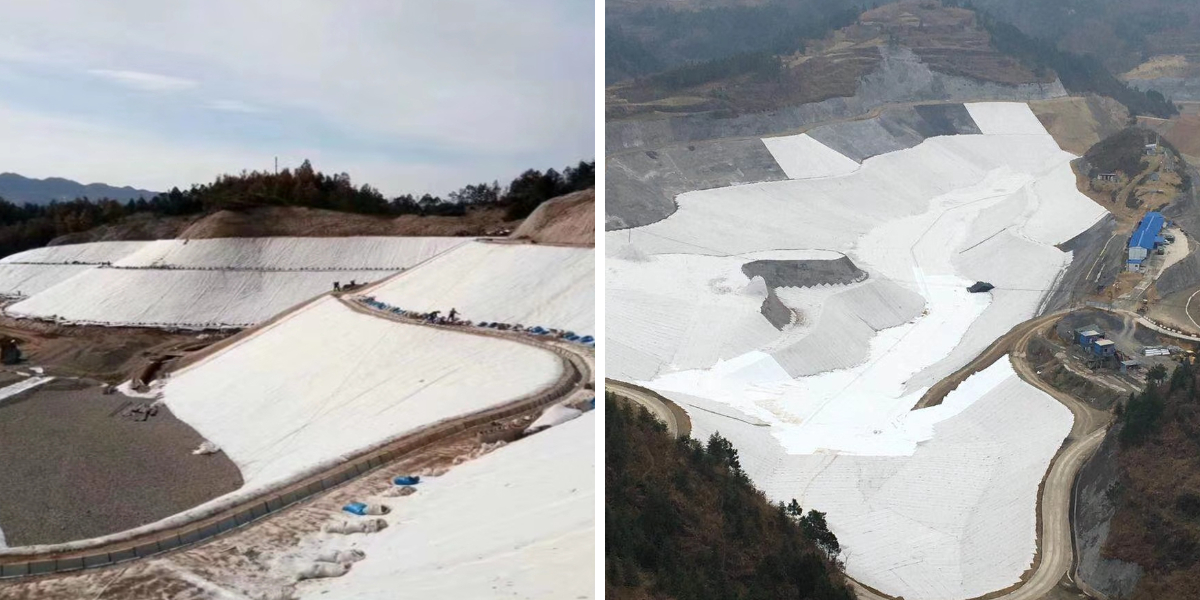 نسيج الجيوتكستايل للجدران البحرية