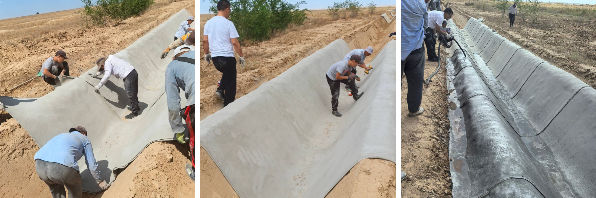 دراسات الحالة: تعزيز الهياكل بنجاح باستخدام نسيج مشبع بالخرسانة