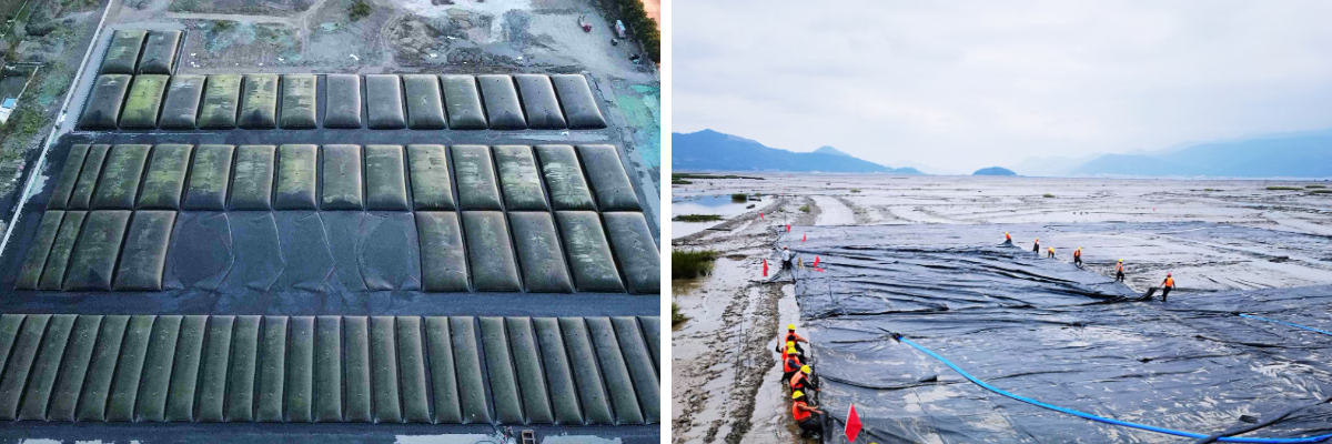 Геотекстильные дренажные трубы