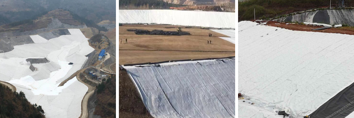 Tela geotextil para ingeniería hidráulica: revestimiento de presas y canales Tela geotextil para ingeniería hidráulica: revestimiento de presas y canales