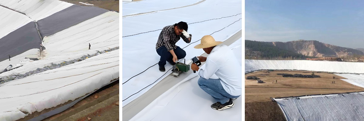 Le rôle des géomembranes composites dans le confinement des aires de lixiviation en tas dans les mines