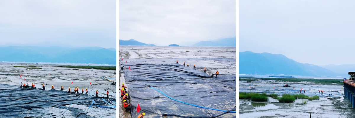 Ventajas ambientales de la contención con geotubos: reducción de la huella y reciclaje del agua