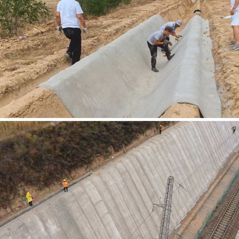 كم من الوقت يستغرق بطانية الأسمنت لتتصلب؟