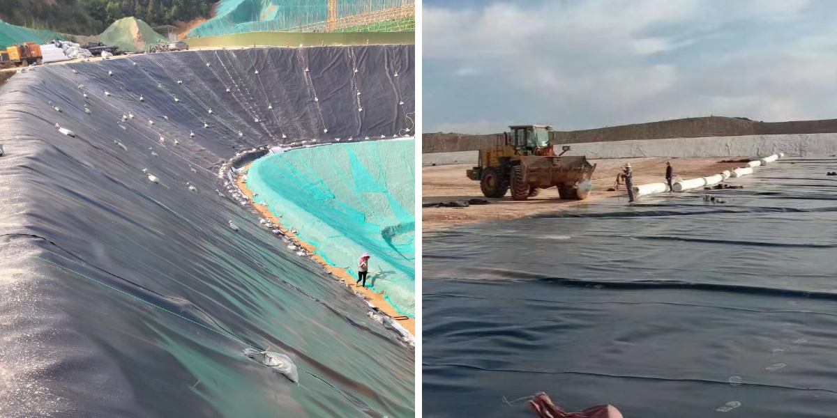 مقاومة كيميائية فائقة لأغشية HDPE الجيوتقنية للبيئات القاسية