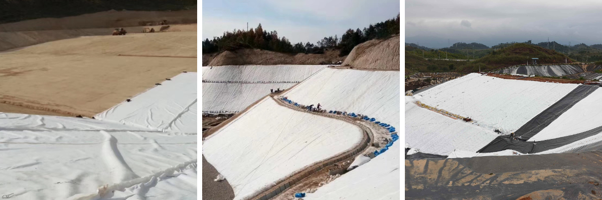 Wie man Geotextilgewebenähte richtig befestigt und überlappt Wie man Geotextilgewebenähte richtig befestigt und überlappt