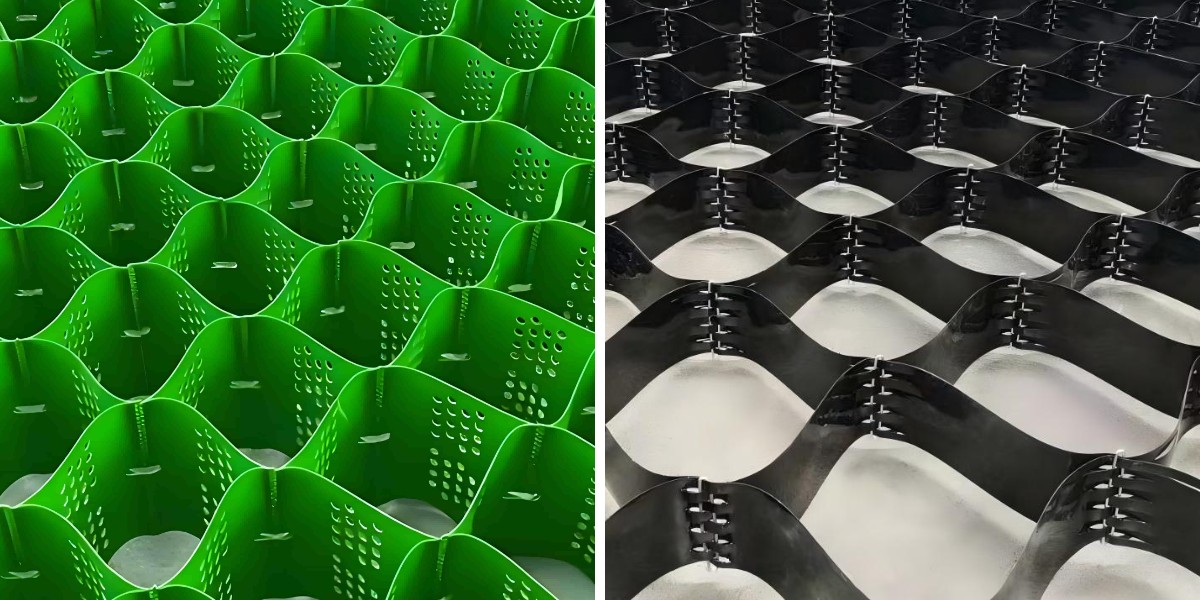 تنسيق الحدائق السكنية: خلايا جيوسل من البولي إيثيلين عالي الكثافة للجدران الاستنادية وممرات الحدائق والمنحدرات الشديدة