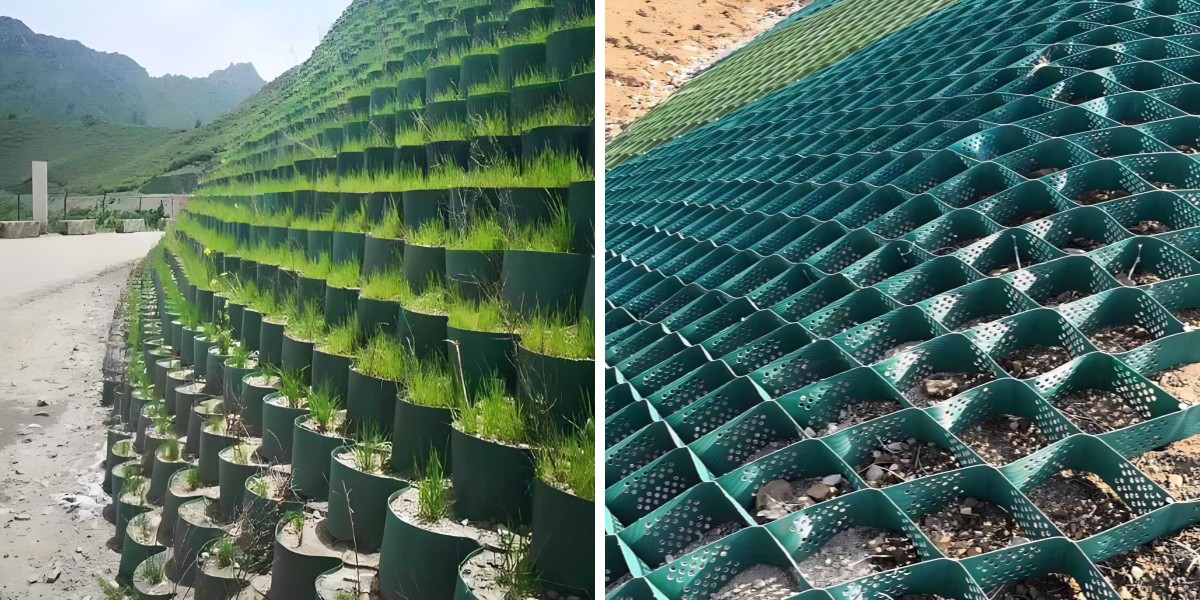 Временные решения для строительства дорог с использованием HDPE-георешетки на горнодобывающих участках