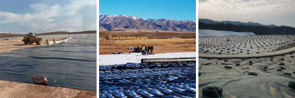 العزل المائي باستخدام الأغشية الأرضية