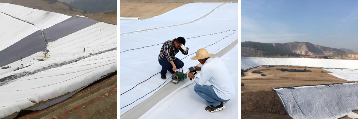 Melhores práticas de instalação para geomembranas compostas: costura, ancoragem e proteção