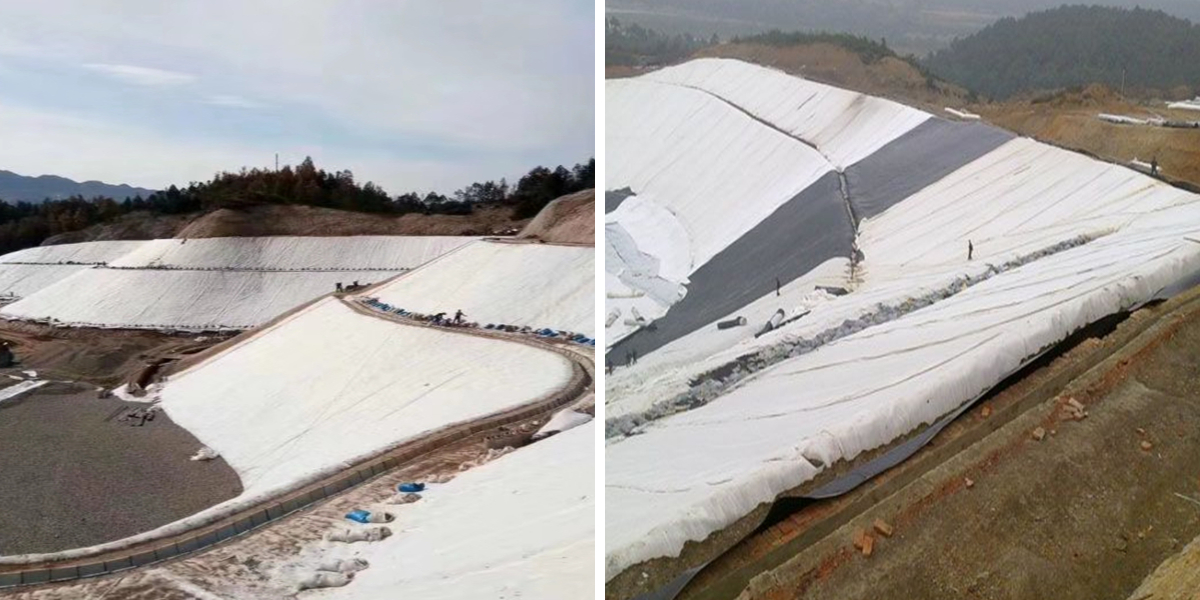 قماش جيوتكستايل أسود قماش جيوتكستايل أسود