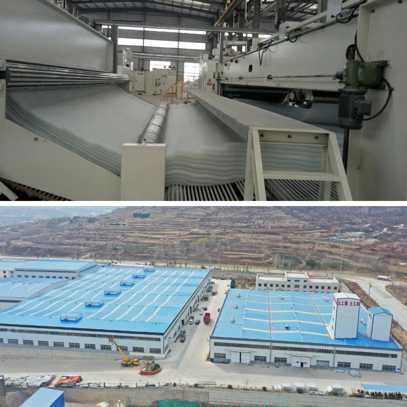 連続バリアのためのジオテキスタイルの重ね合わせと接合方法