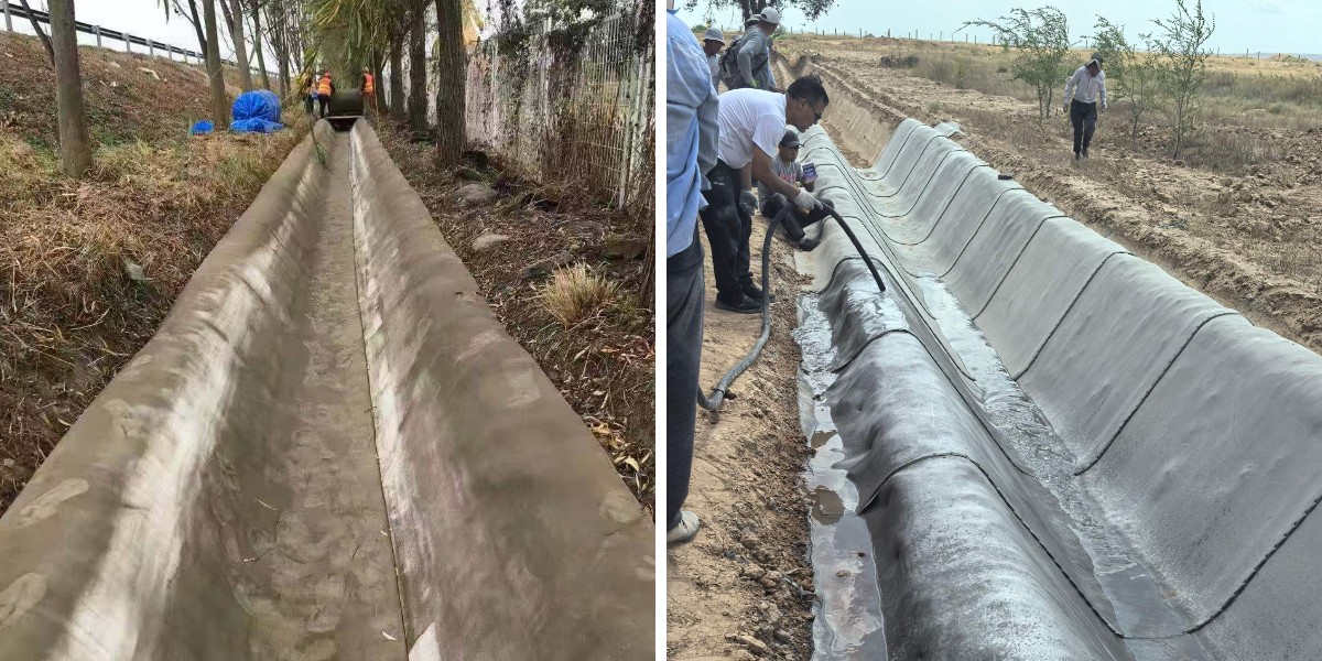 Reparação de emergência com manta de cimento: como utilizá-la em casos de inundações, buracos e erosão.