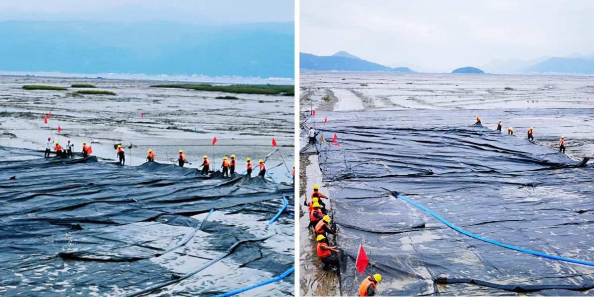 El proceso de fabricación de geotubos de deshidratación: del polipropileno de alta tenacidad a bolsas duraderas