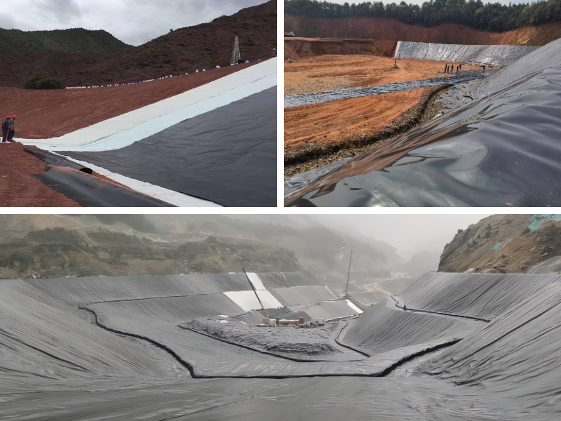 العزل المائي باستخدام الأغشية الأرضية