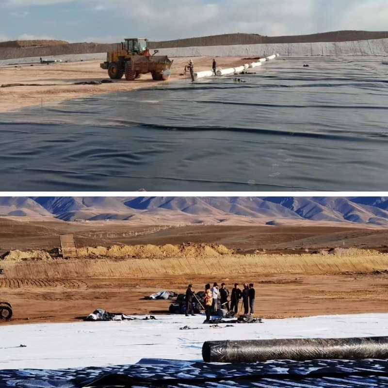 Revêtement en PEHD de 30 mil