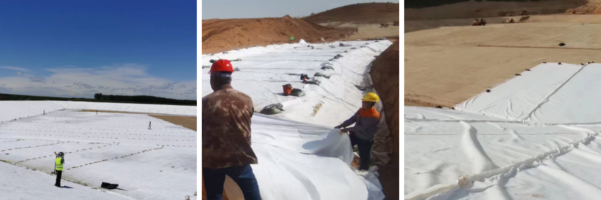 نسيج جيوتكستايل مثقوب بالإبرة غير منسوج