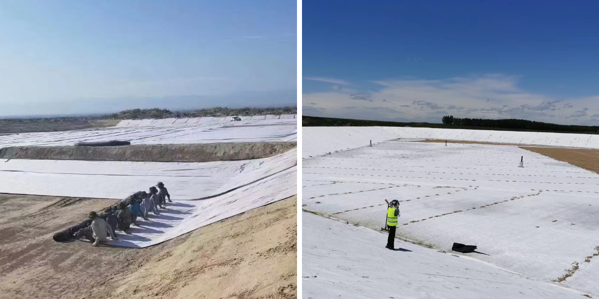 قماش جيوتكستايل غير منسوج