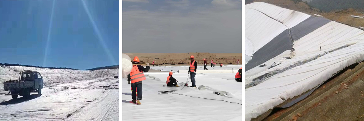 نسيج جيوتكسية للممرات الحصوية