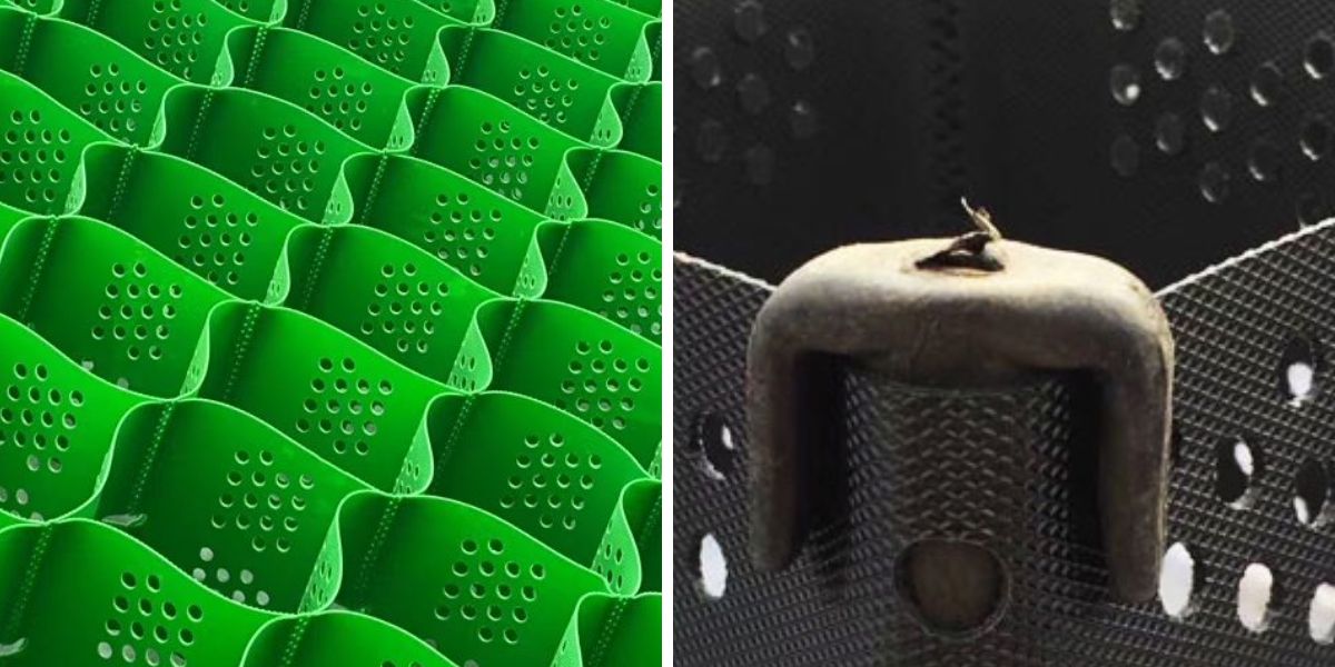 Matériaux de remplissage pour géocellules en PEHD : choisir entre gravier, sable ou terre pour une stabilité optimale