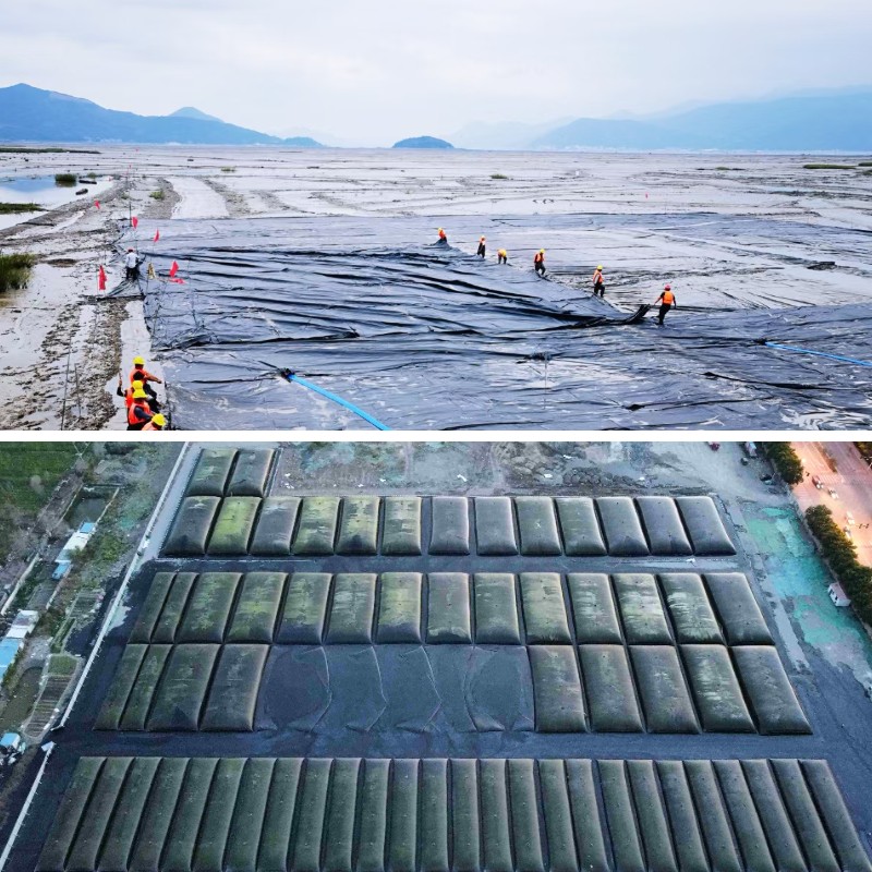 استخدام أنابيب الجيوتكستايل لتجفيف الحمأة في معالجة مياه الصرف الصحي