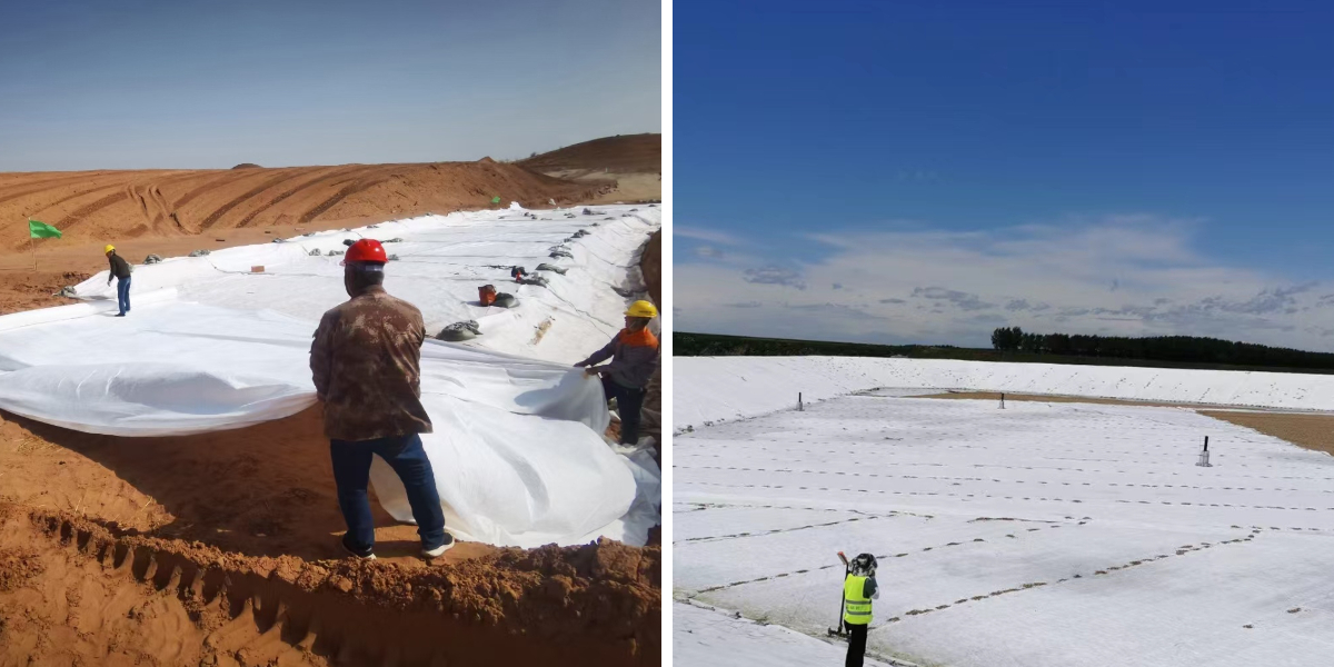 الجيوتكستايل للجدار الاستنادي