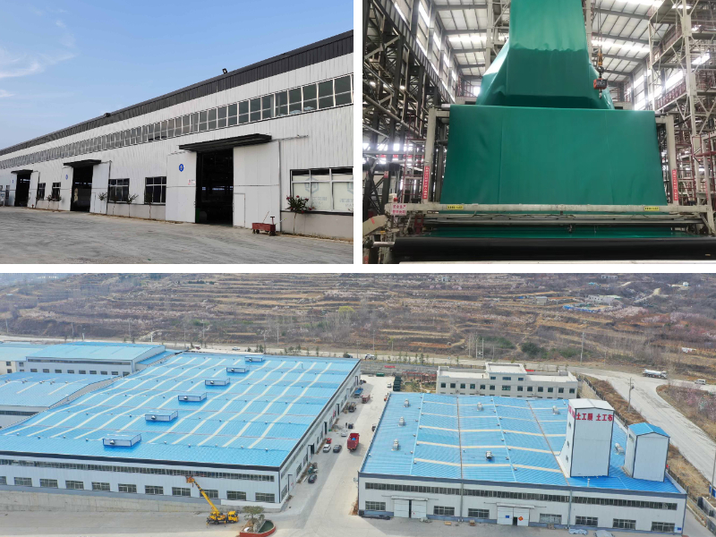 نسيج جيوتكستايل أسود منسوج