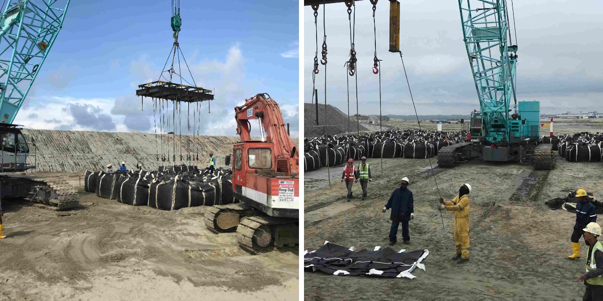 Auswahl von Geotextilien für die Entwässerung von Geotubes: Gewährleistung optimaler Filtration und Festigkeit