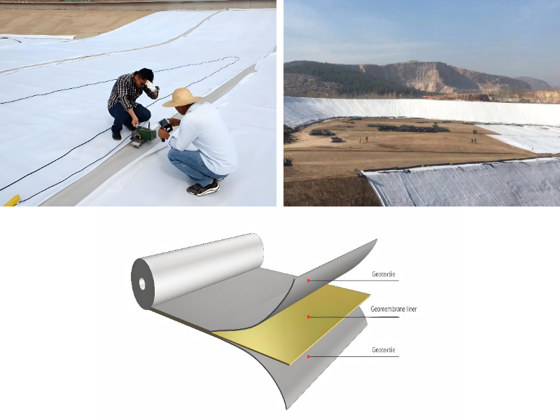 Ключевые характеристики при выборе композитной геомембраны: прочность на растяжение, прокол и сдвиг. Ключевые характеристики при выборе композитной геомембраны: прочность на растяжение, прокол и сдвиг.