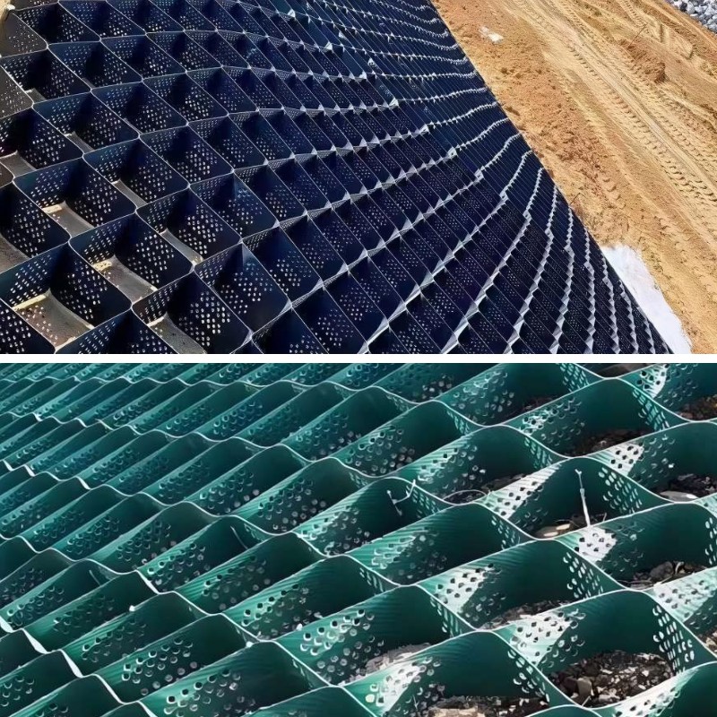 تنسيق الحدائق السكنية: خلايا جيوسل من البولي إيثيلين عالي الكثافة للجدران الاستنادية وممرات الحدائق والمنحدرات الشديدة