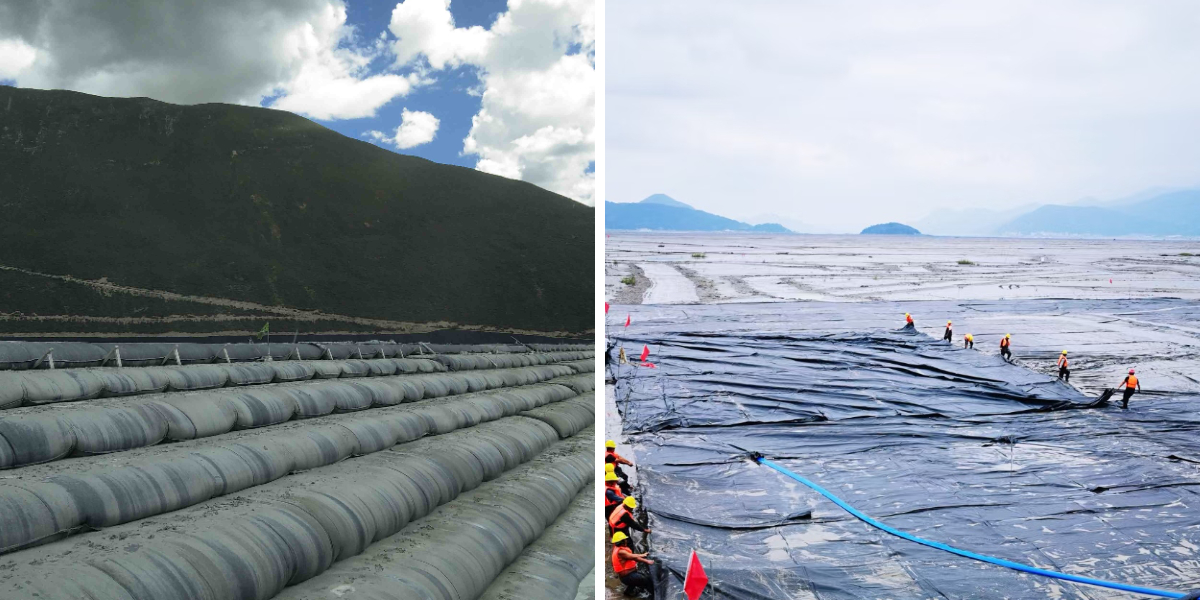 أنابيب الجيوتكستايل لمشاريع استعادة السواحل المستدامة