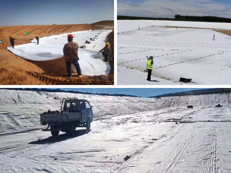 Wie man Geotextilgewebenähte richtig befestigt und überlappt Wie man Geotextilgewebenähte richtig befestigt und überlappt