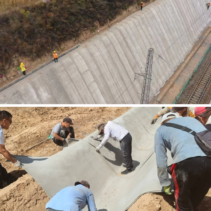 بطانة خندق خرساني بطانة خندق خرساني