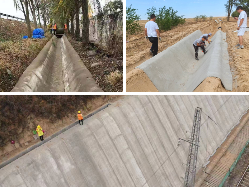 Меры безопасности при работе с пропитанной бетоном тканью