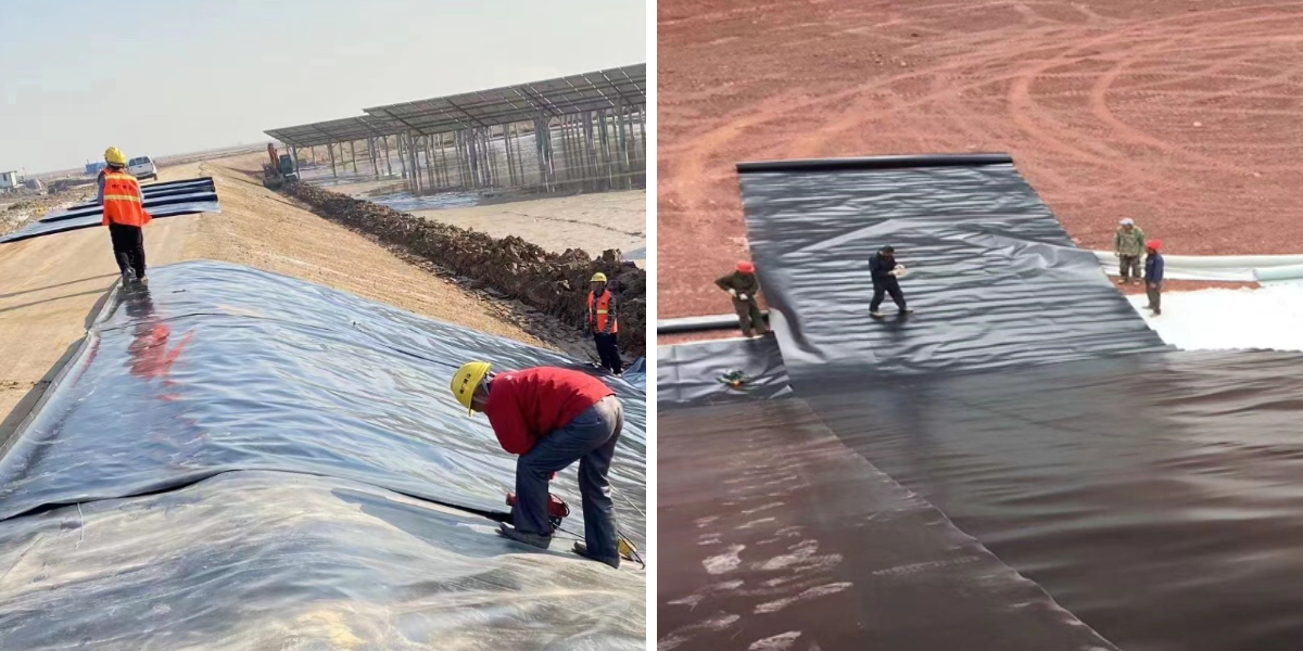 ความเสียหายทั่วไปของแผ่นกันซึม HDPE และวิธีการซ่อมแซม