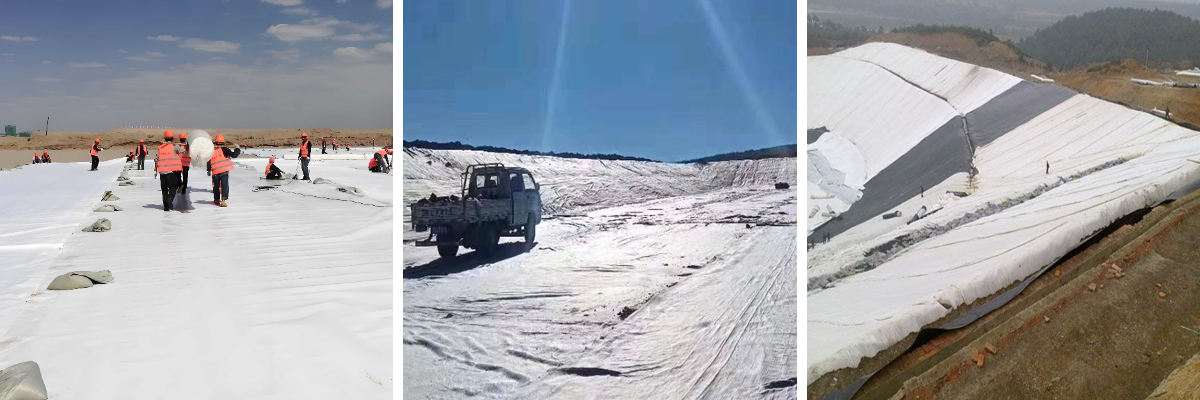 غطاء أرضي من الجيوتكستايل غير المنسوج غطاء أرضي من الجيوتكستايل غير المنسوج