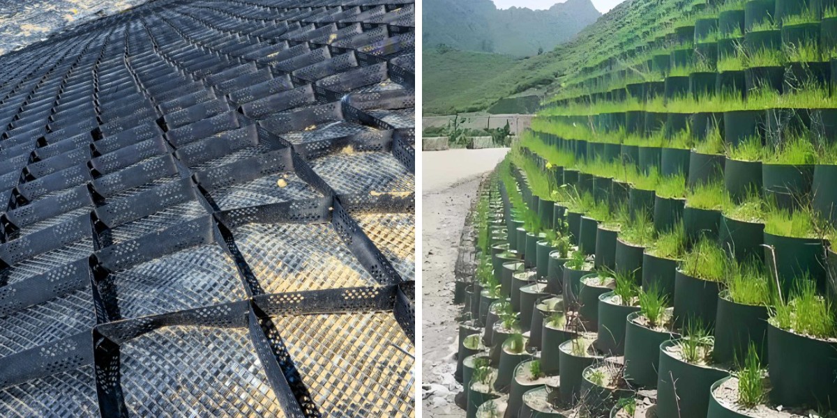 Matériaux de remplissage pour géocellules en PEHD : choisir entre gravier, sable ou terre pour une stabilité optimale