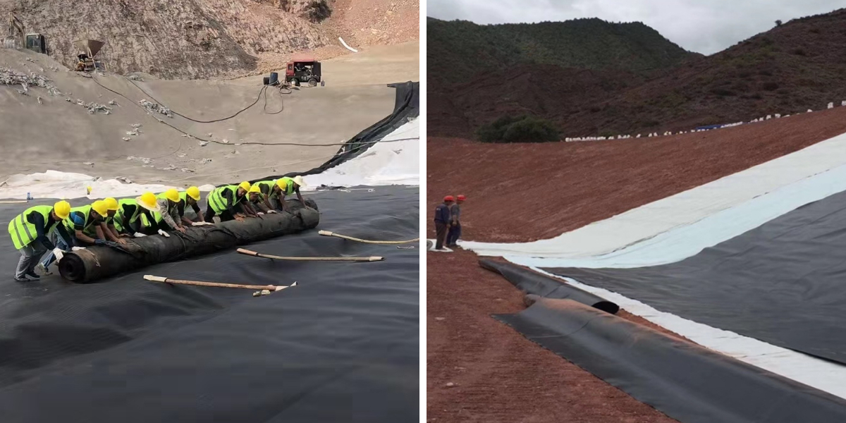 ความเสียหายทั่วไปของแผ่นกันซึม HDPE และวิธีการซ่อมแซม