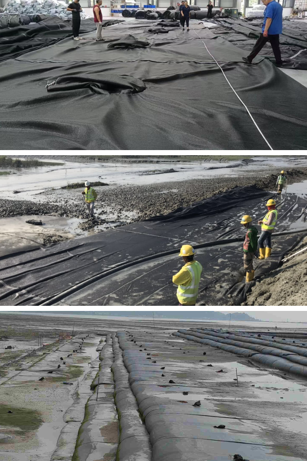 ジオチューブ技術による都市および産業汚泥の脱水 ジオチューブ技術による都市および産業汚泥の脱水