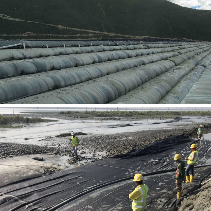 Tabung Geotekstil dalam Konstruksi Perkotaan: Mendukung Dinding Retensi & Proyek Penggalian Tabung Geotekstil dalam Konstruksi Perkotaan: Mendukung Dinding Retensi & Proyek Penggalian