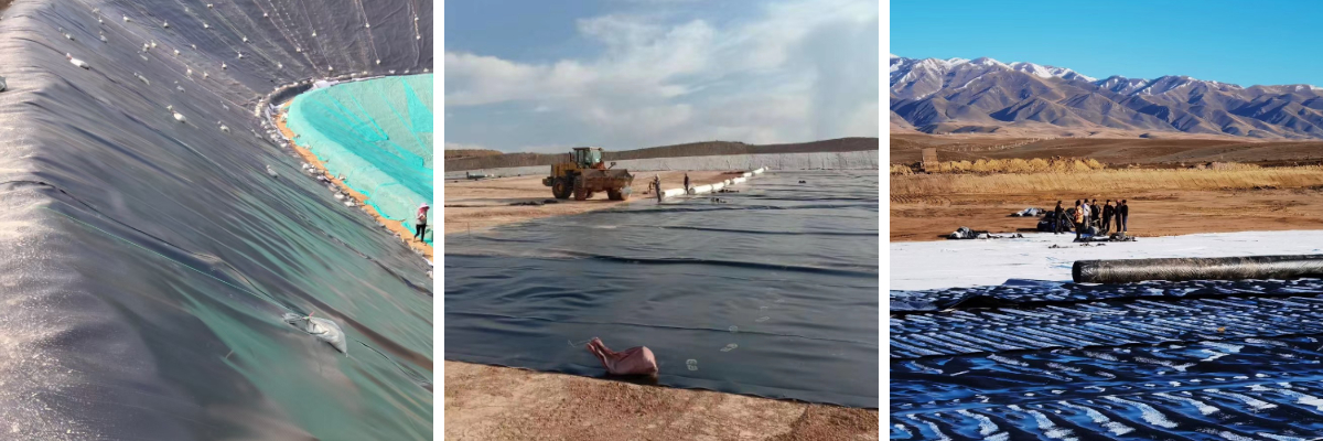 غشاء أرضي ناعم من البولي إيثيلين عالي الكثافة