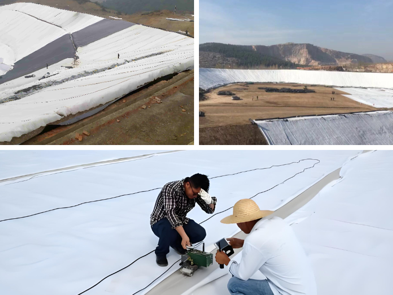 ¿Qué es una geomembrana compuesta? Las ventajas de un sistema de revestimiento con soporte de geotextil. ¿Qué es una geomembrana compuesta? Las ventajas de un sistema de revestimiento con soporte de geotextil.