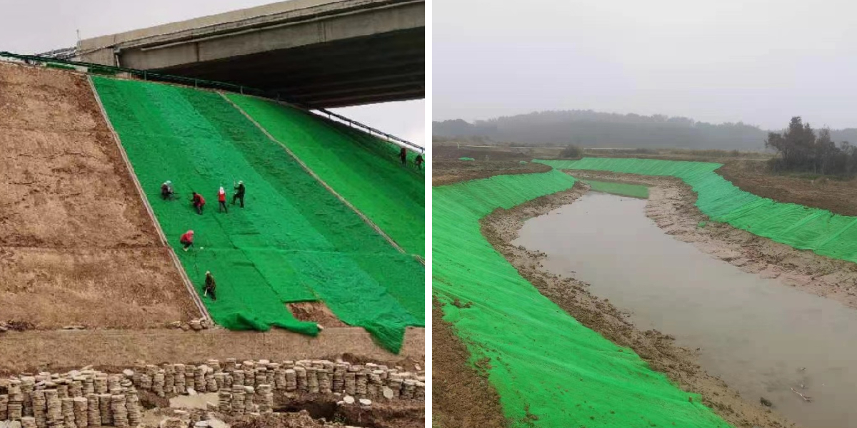 Geomanta de alta resistência para controlo de erosão: proteção a longo prazo para taludes rodoviários e fluviais Geomanta de alta resistência para controlo de erosão: proteção a longo prazo para taludes rodoviários e fluviais