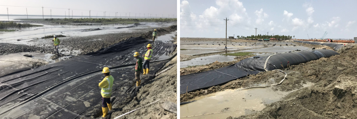 أكياس أنابيب الجيوتكستايل أكياس أنابيب الجيوتكستايل