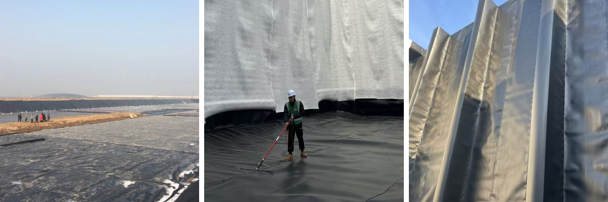 Solutions de confinement minier : géomembranes pour aires de lixiviation en tas, barrages de résidus et bassins de traitement